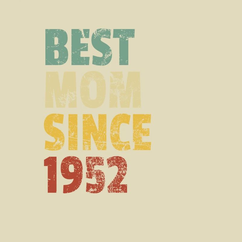 Beste Mutter seit 1952 Muttertags-Slogan-Zitat