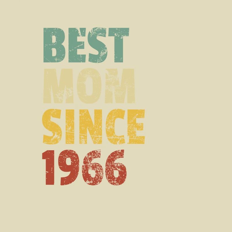 Beste Mutter seit 1966 Muttertags-Slogan-Zitat