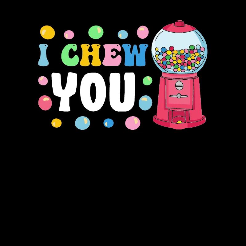 Funny chewing gum machine