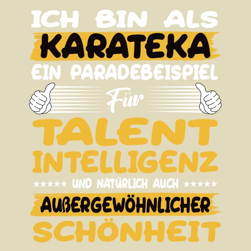 Karateka ein Paradebeispiel Karate