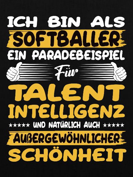 Softballer ein Paradebeispiel Softball