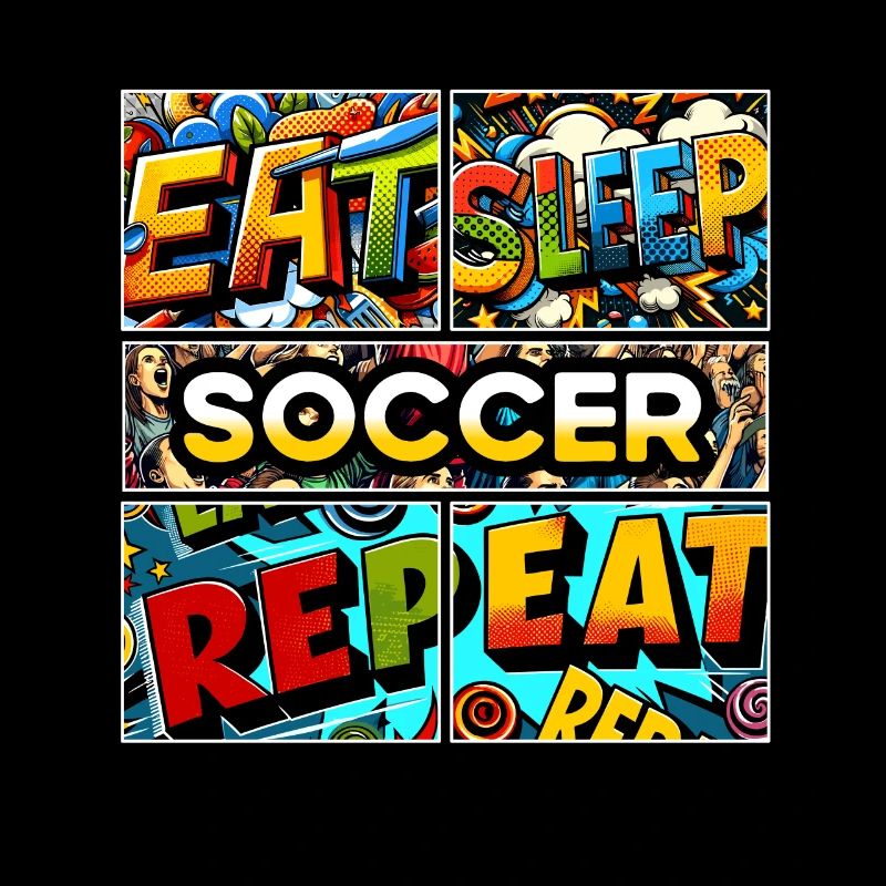 Eat sleep Soccer repeat