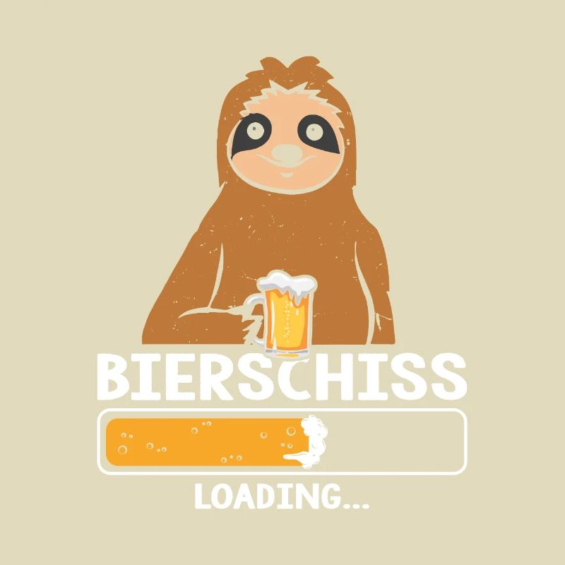 Bierschiss Loading Beer Sloth