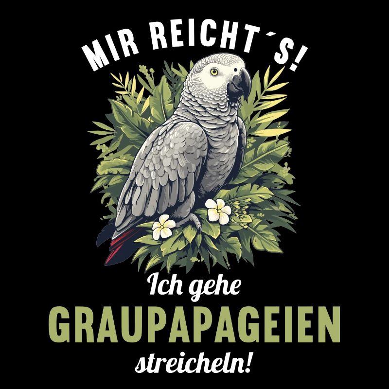 African grey parrots