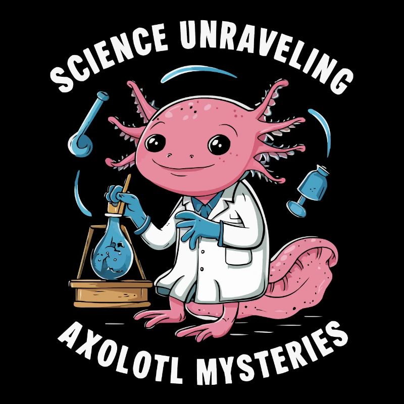 Axolotl Professeur de sciences Salamandre mexicaine