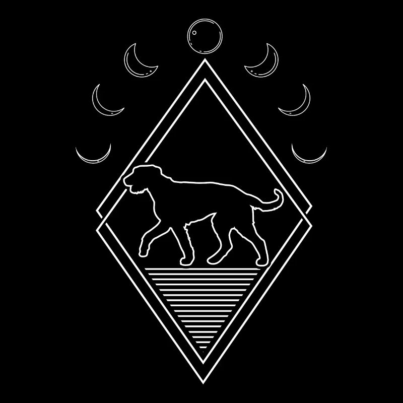Irish Wolfhound Phases de Lune