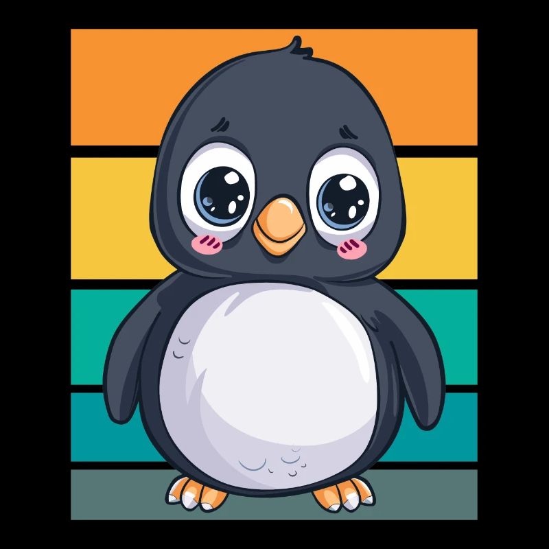 Pingouin rétro