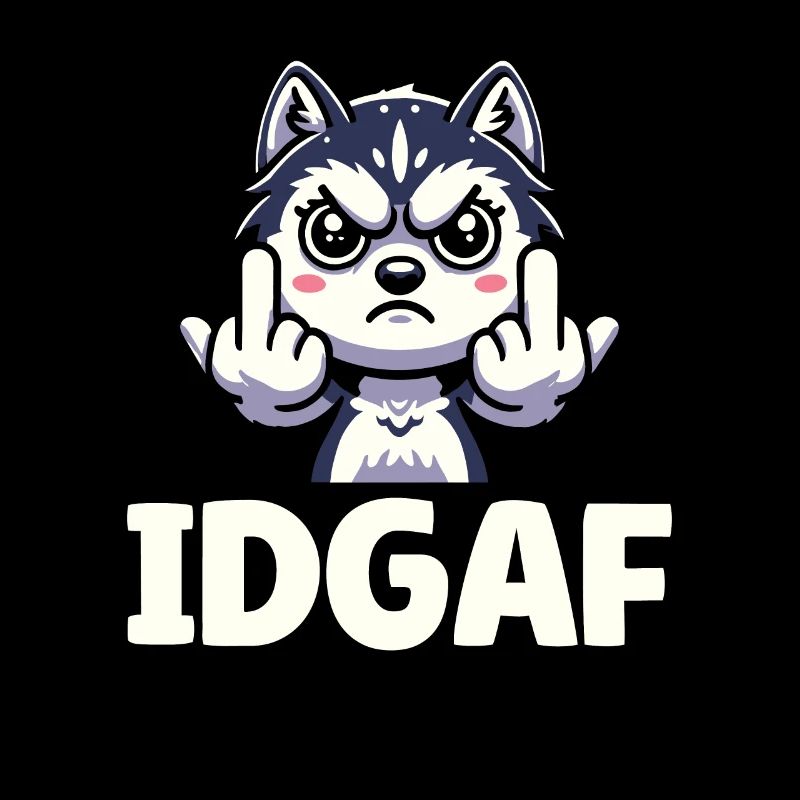 Siberian Husky Idgaf