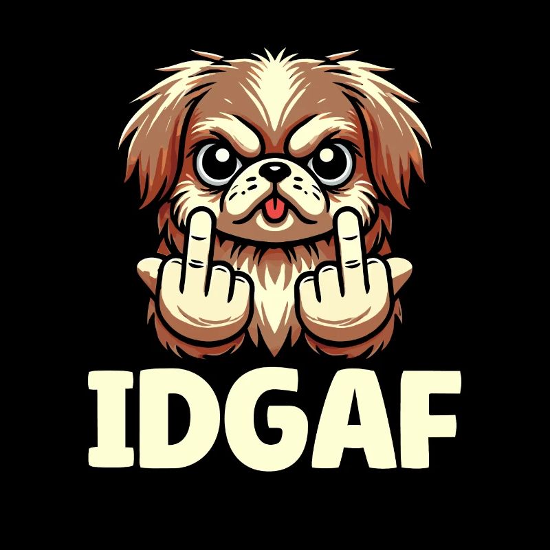 Pekingese Idgaf