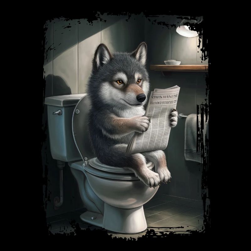 Wolf ToiletteGeschenk