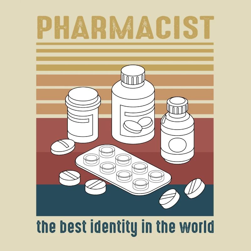 Future Vintage Retro Pharmacist Pharmacy Tech
