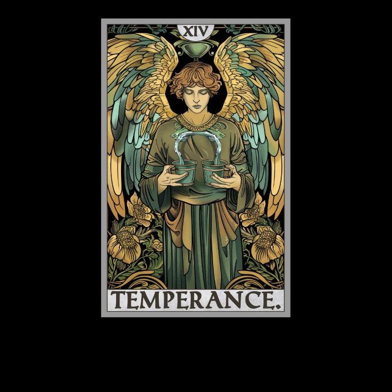 Carte de tarot Carte de tarot Tempérance Tempérance
