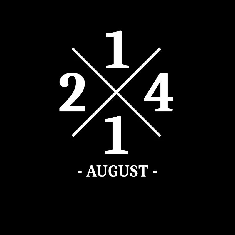 Minimal Birthday August 2014 - Simple