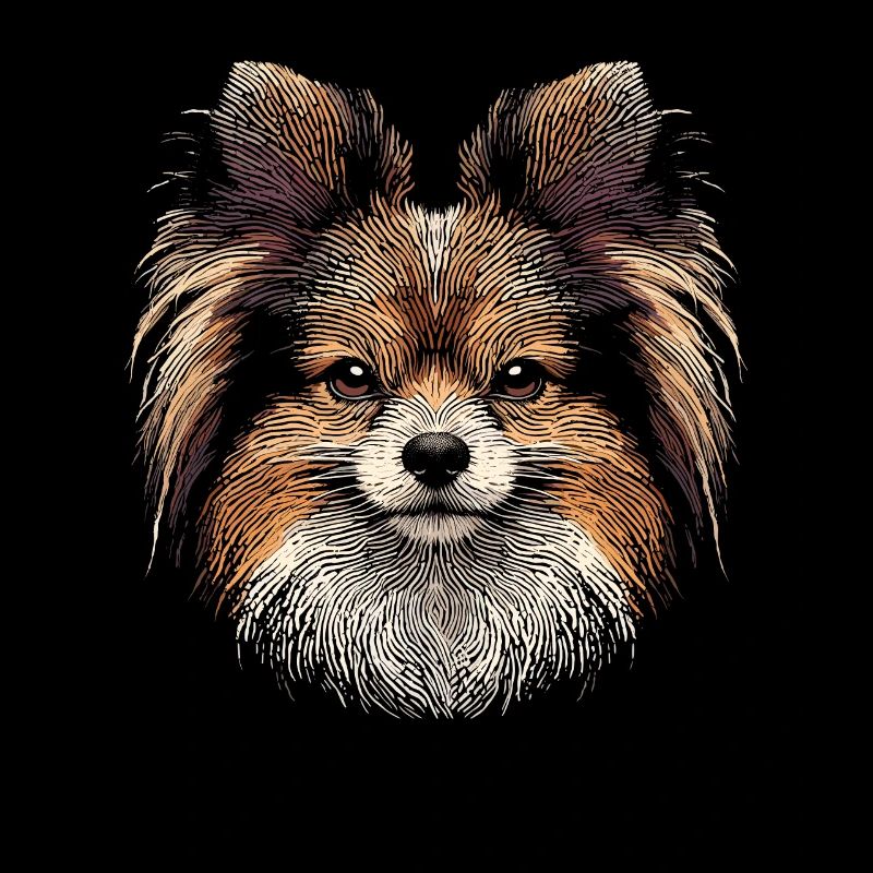 Empreinte digitale Papillon