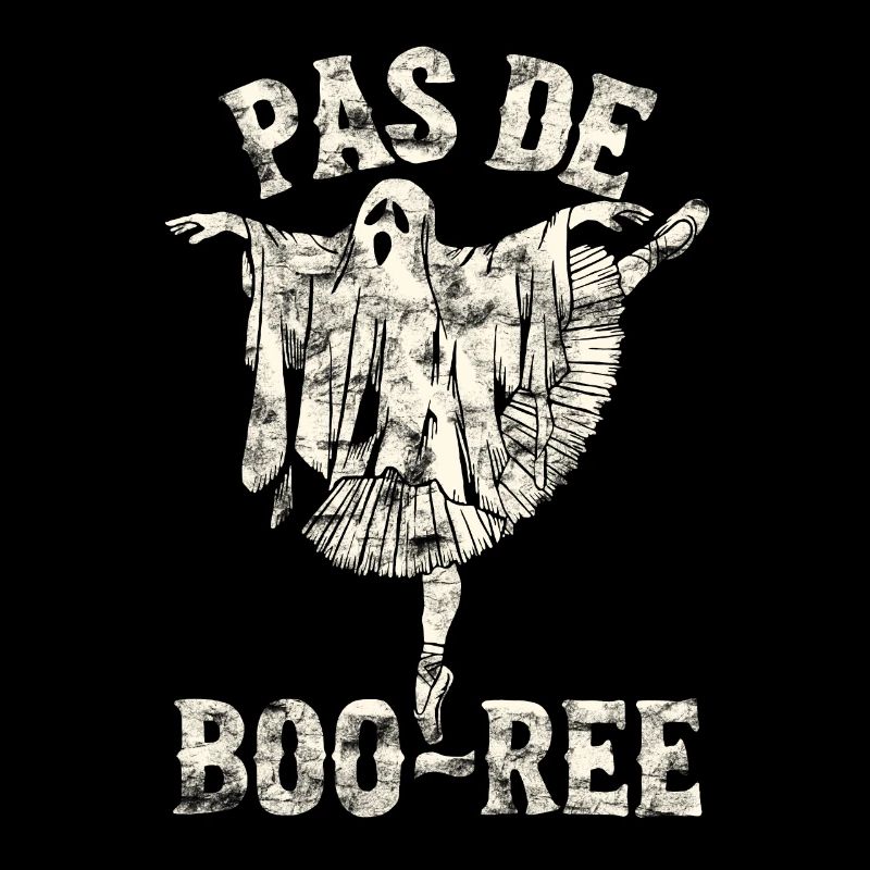 pas de boo ree ballet dancer halloween ghost