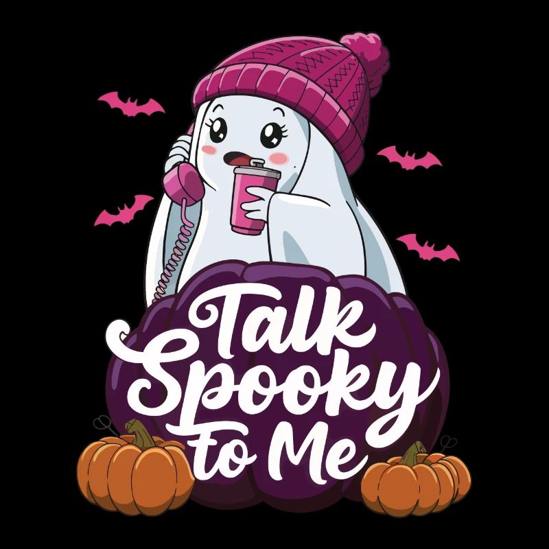 Halloween Ghost Funny Talk Effrayant pour moi