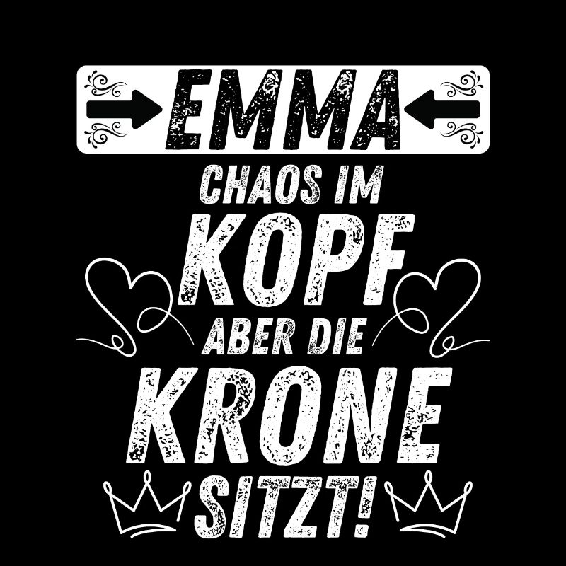 EMMA Chaos im Kopf Krone sitzt Mädchen
