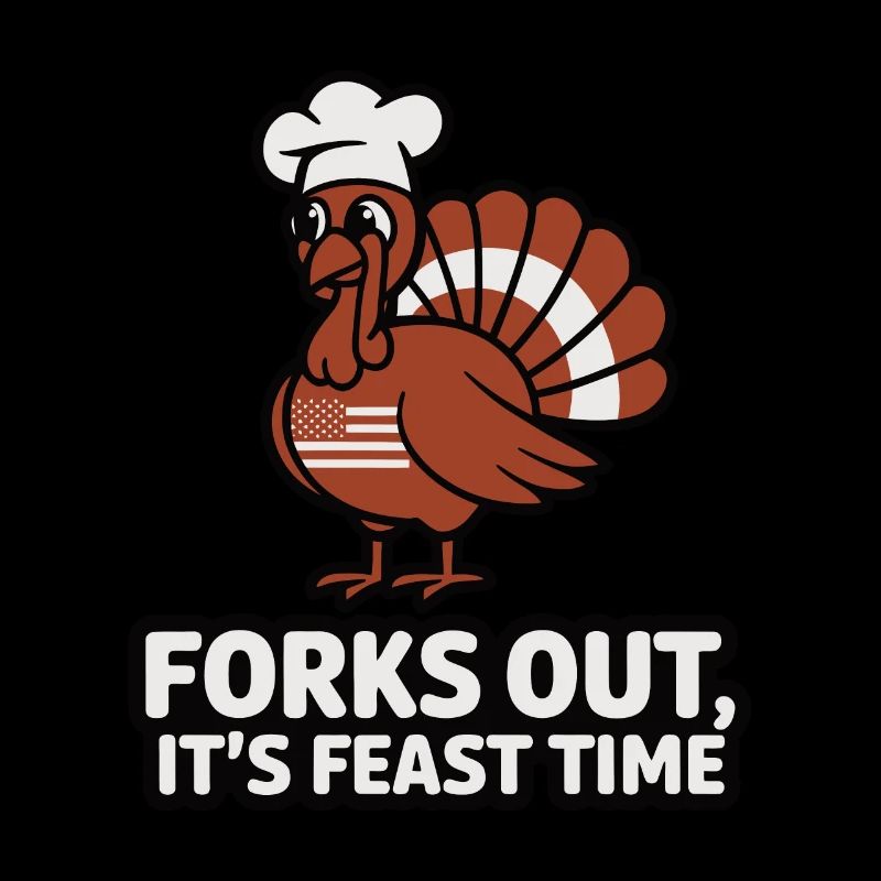 Dinde drôle de Thanksgiving