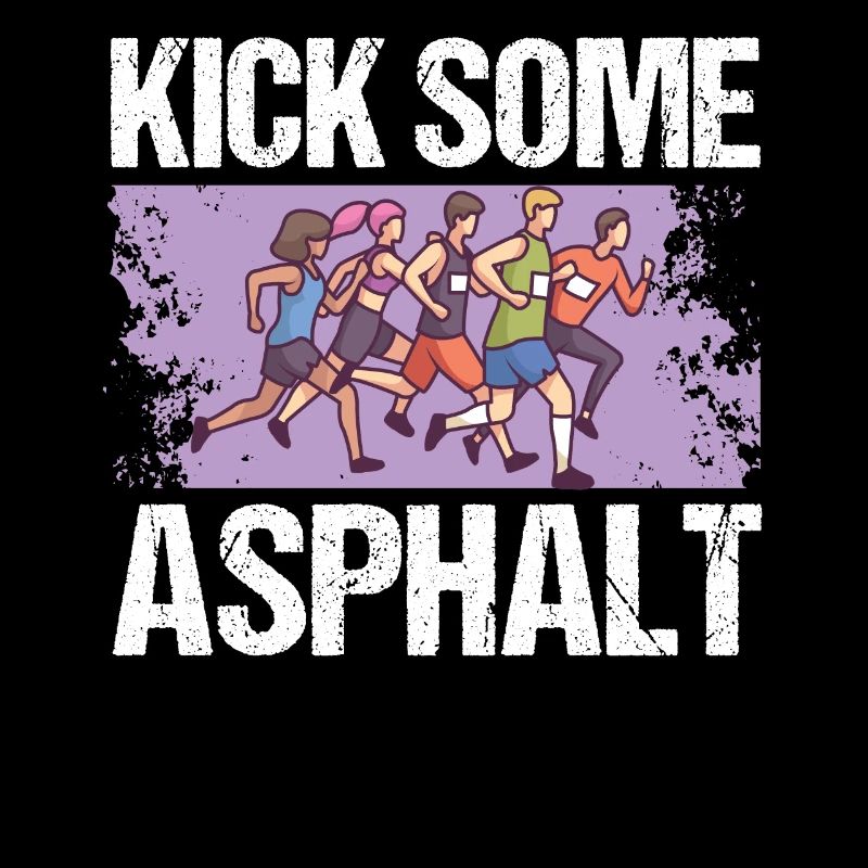 Jogging Kick Some Asphalt Running