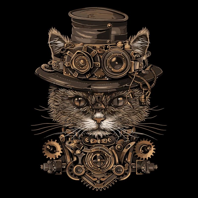 Steampunk-katze