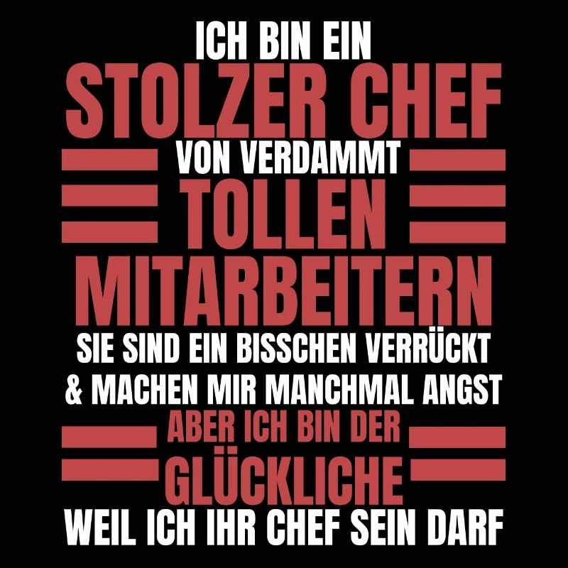 Ich Bin Ein Stolzer Chef Geburtstag Geschenk