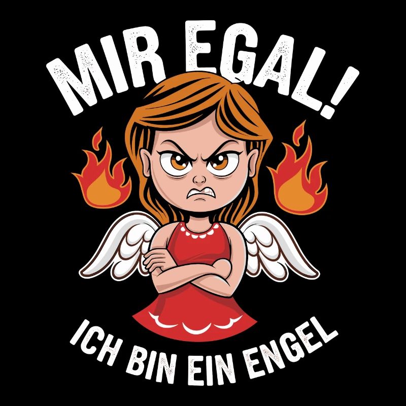 Mir Egal! Ich Bin Ein Engel Lustiges Sarkasmus