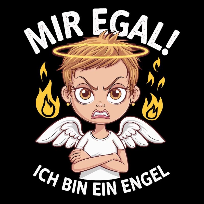 Mir Egal! Ich Bin Ein Engel Lustiges Sarkasmus