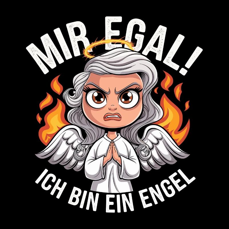 Mir Egal! Ich Bin Ein Engel Lustiges Sarkasmus