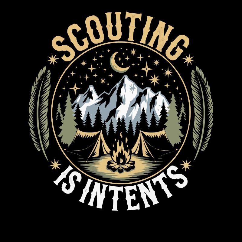 Scout Leader Scouting Campfire Camping Tent