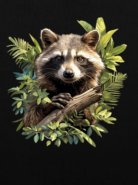 Waschbären Waschbär