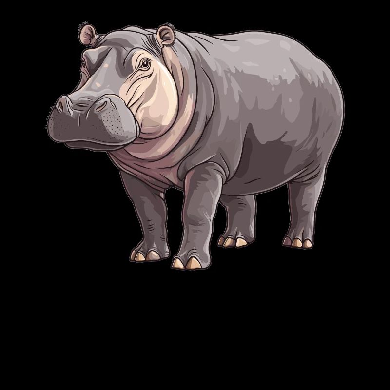 Nilpferd Flußpferd