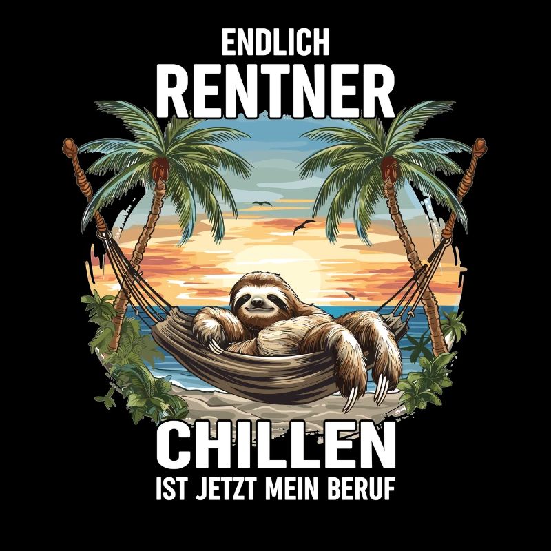 "Finally Pensioner" Chilling Sloth