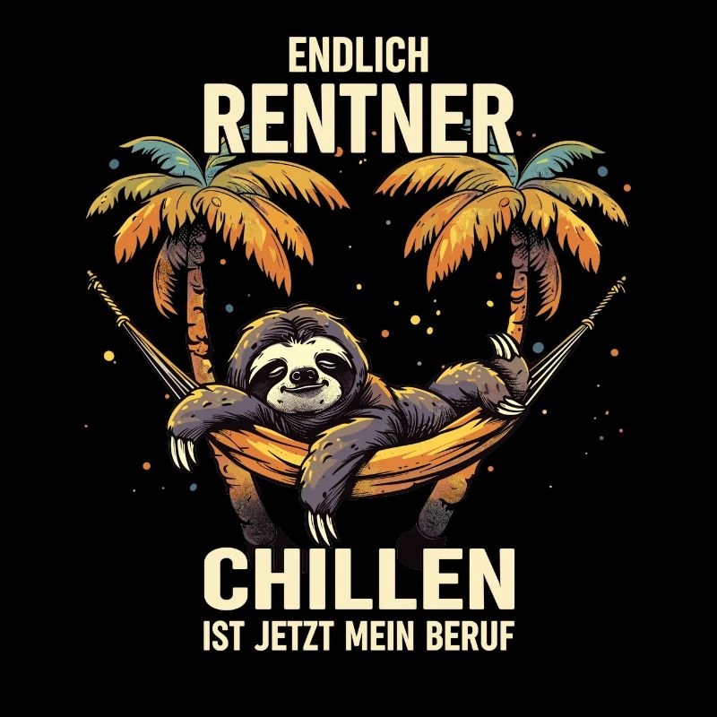 "Finally Pensioner" Chilling Sloth