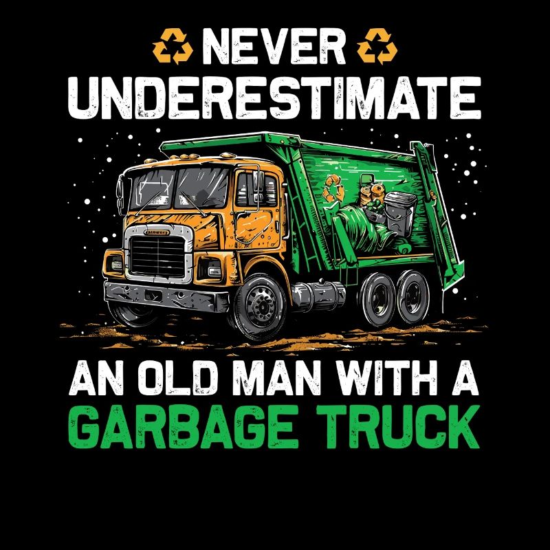 Garbage truck driver for sanitation workers