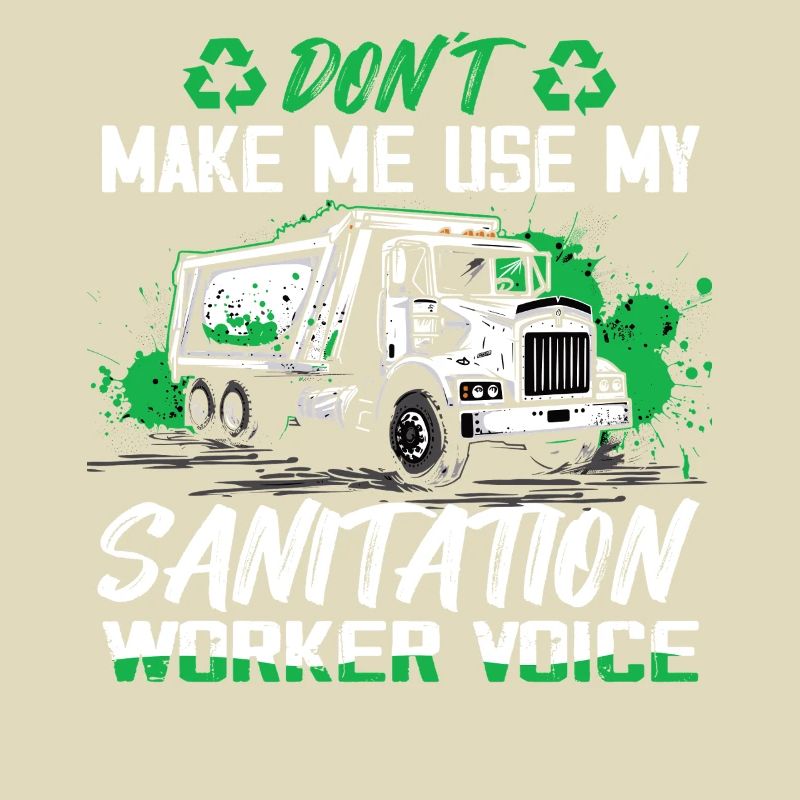 Garbage truck driver for sanitation workers
