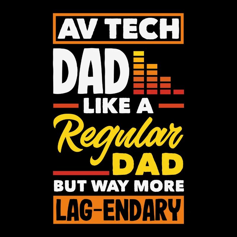 Lustiger Audiovisueller Techniker AV Tec