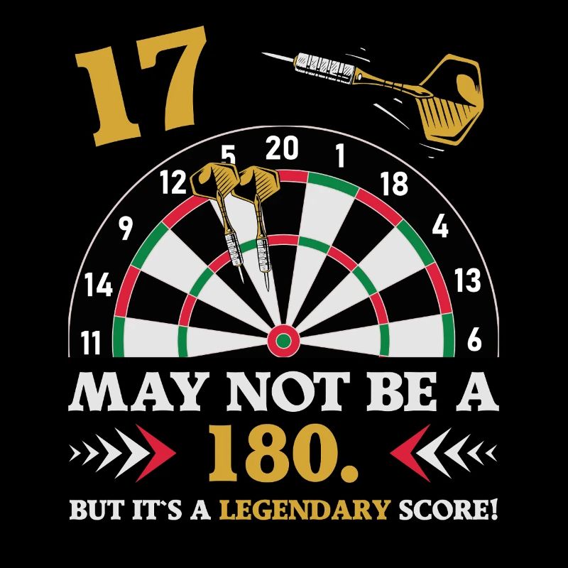 Pas 180 mais un classique : les fléchettes du 17e anniversaire