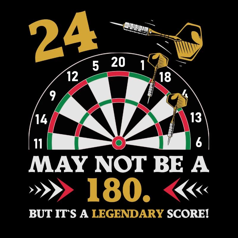 Pas 180 mais un classique : les fléchettes du 24e anniversaire