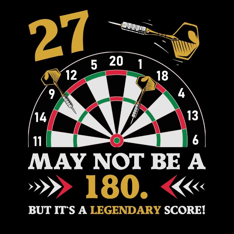 Pas 180 mais un classique : les fléchettes du 27e anniversaire