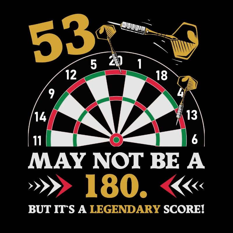 Pas 180 mais un classique 53e anniversaire : fléchettes