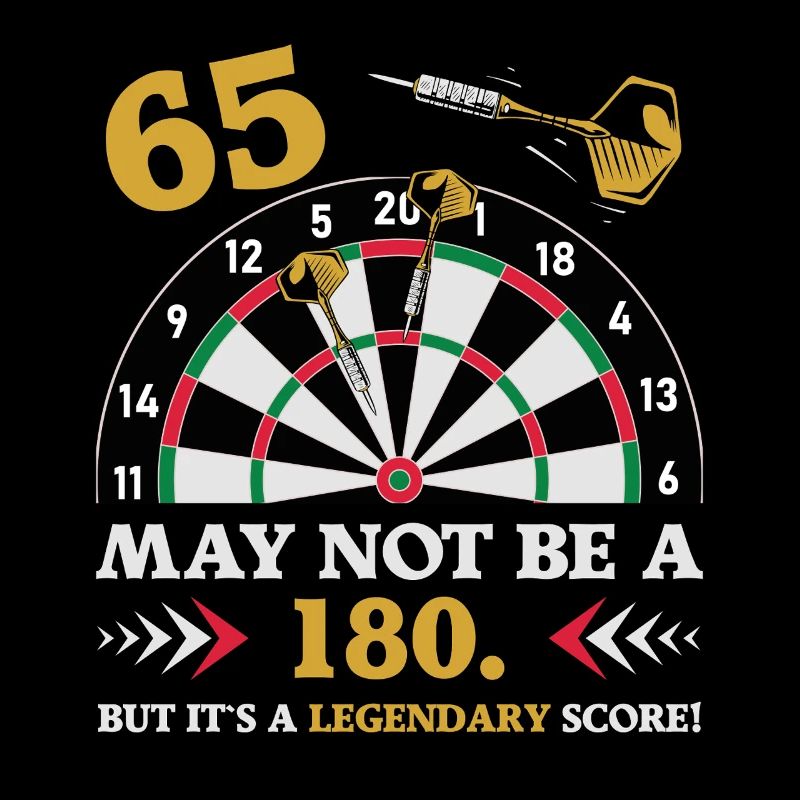 Pas 180 mais une fléchette classique du 65e anniversaire