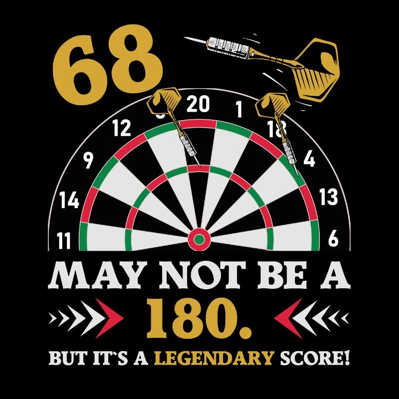 Pas 180 mais un classique : les fléchettes du 68e anniversaire