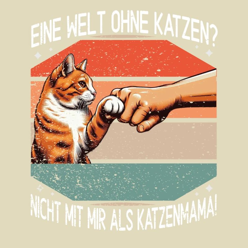 Katzen Mama Muttertag Elternteil Mama