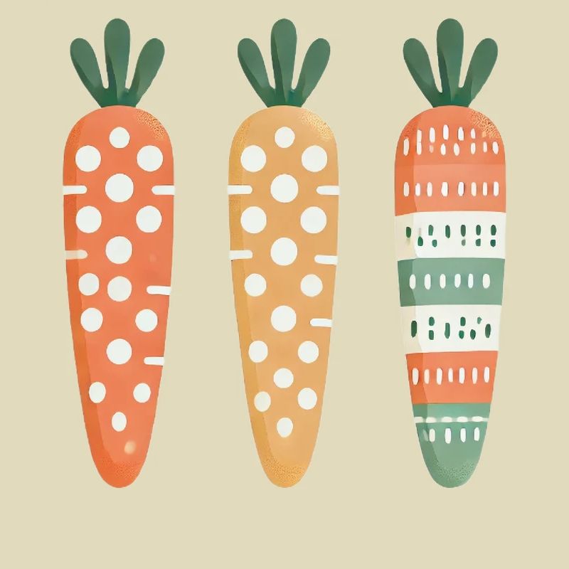 Cute Carrot Pattern Easter Joy