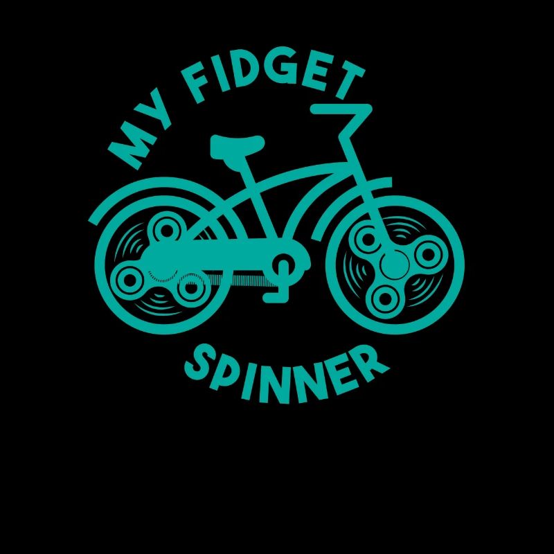 My Fidget Spinner Shirt - Bicycle Gift