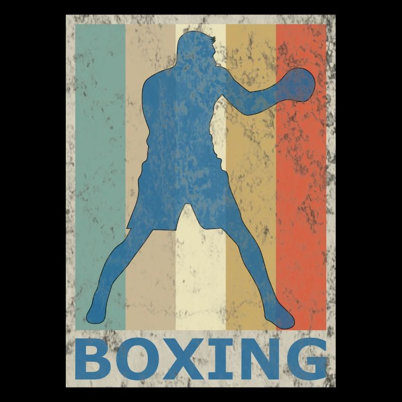 Rétro style vintage Boxe Boxe Kickboxing