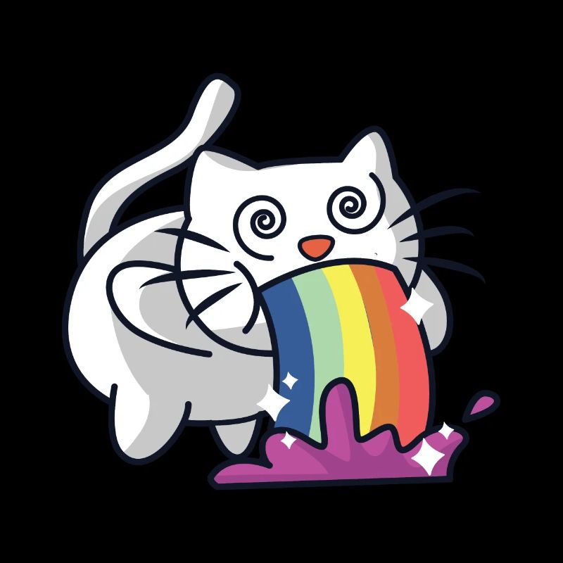 Regenbogen Katze