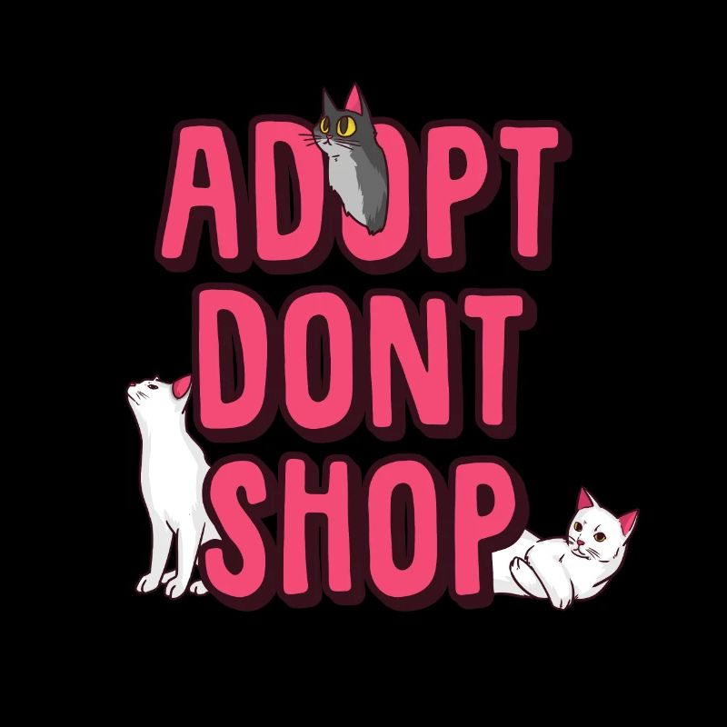 N'adoptez pas adopter l'idée de cadeau de chien de chat