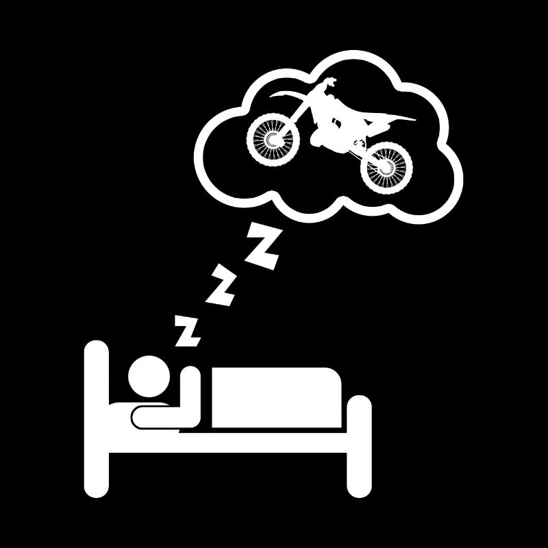 Schlafen Träumen Motocross Geschenk Geschenkidee