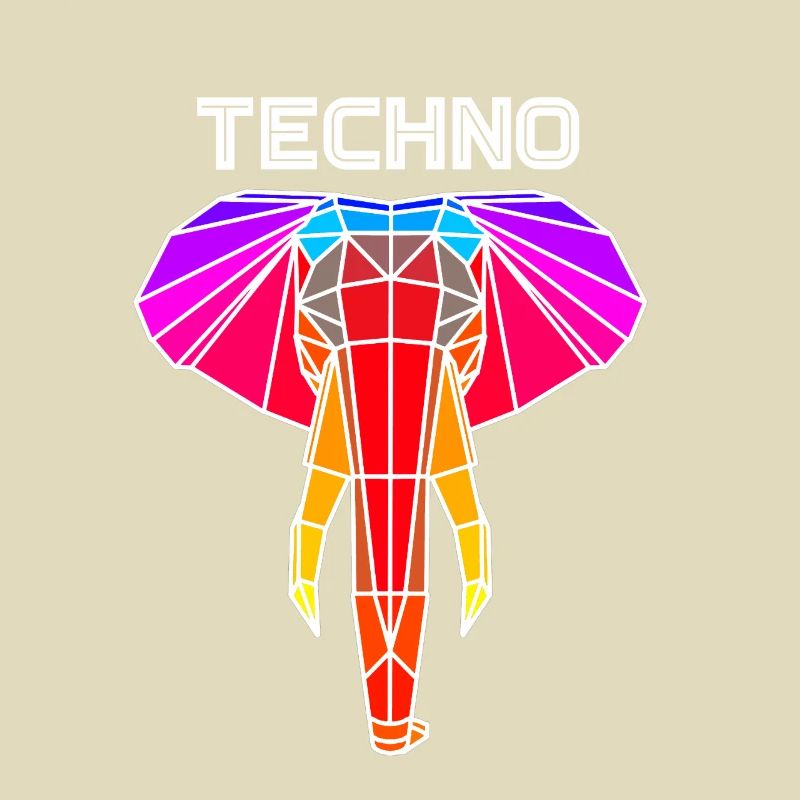 éléphant techno